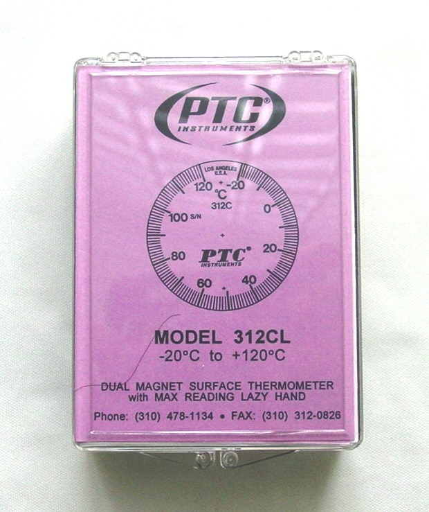 PTC Instruments 312CMM Surface Thermometer with max-min